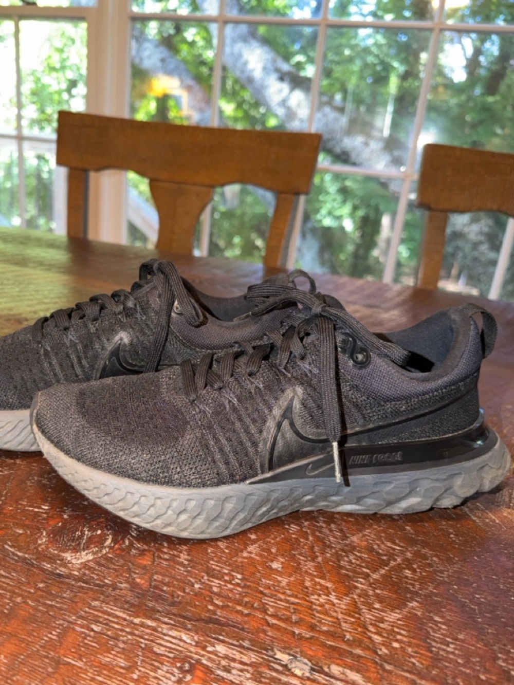 Nike React Infinity Run 2 Triple Black Men’s Size 9 Running Shoes Flyknit